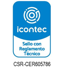 Sello con reglamento técnico - Gestión Fabricación de Alcohol